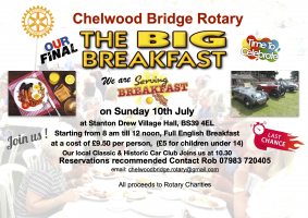 Big Breakfast Sunday 10th July 2022